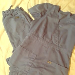 Greys Anatomy light blue size small scrubs
